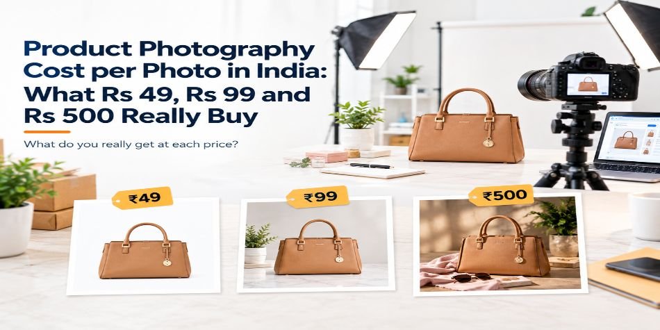 Product Photography Cost per Photo in India: What Rs 49, Rs 99 and Rs 500 Really Buy